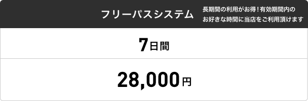 フリーパス